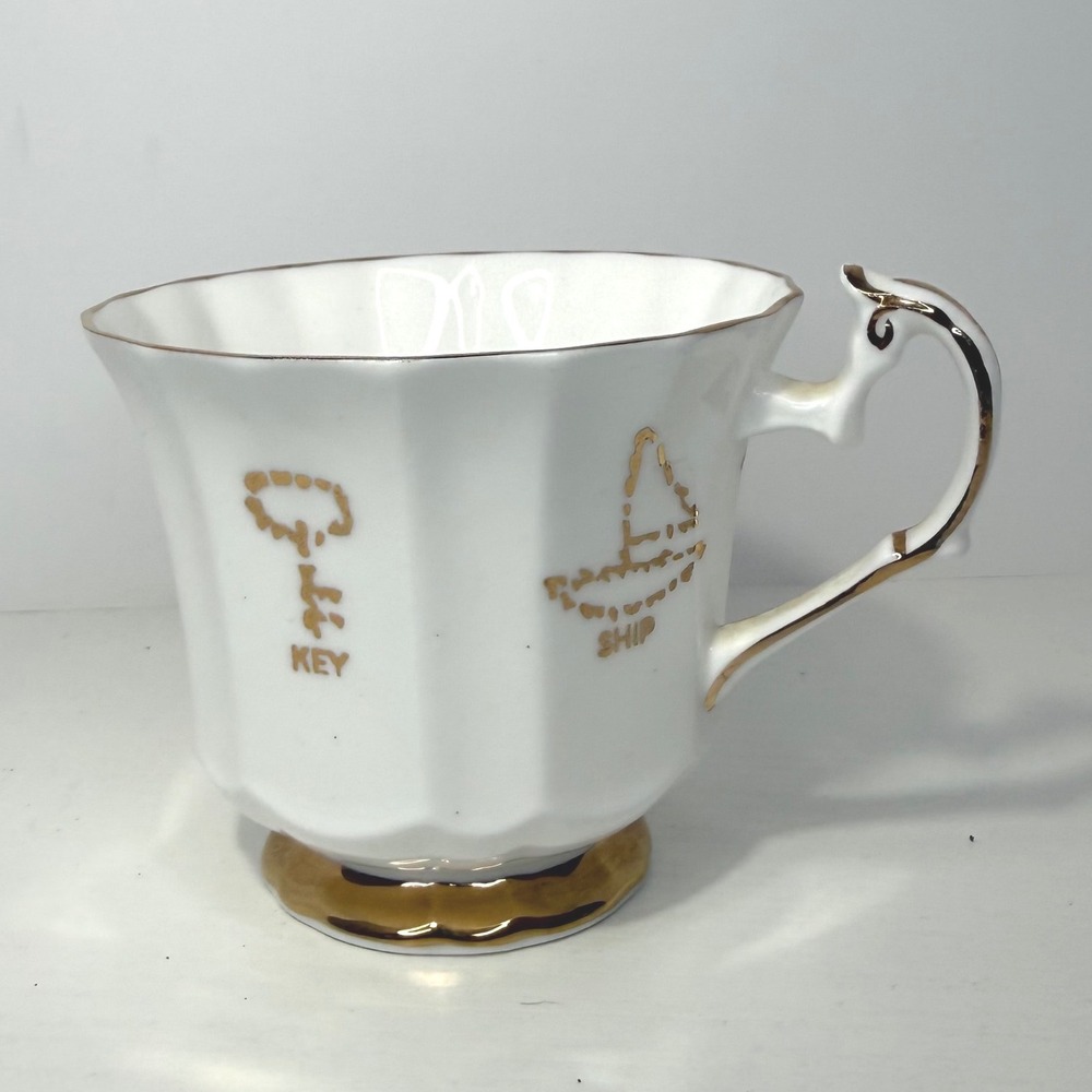 Taylor Kent Cup of Fortune Red Rose Tea English Bone China Collectible‎ Cup